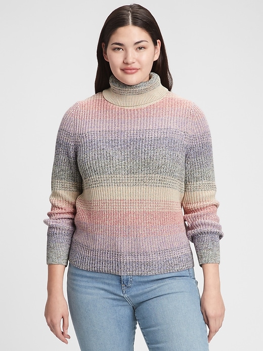 Image number 1 showing, Marled Turtleneck Sweater