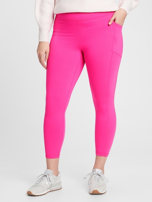 Gap Factory Women's GapFit Basic Leggings (Sizzling Fuchsia Pink Neon)