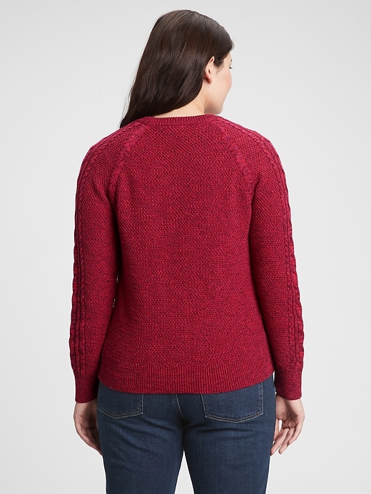 Image number 4 showing, Cable Knit Sweater
