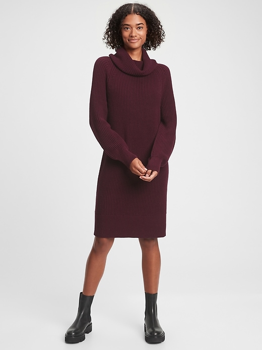 Cowlneck Sweater Dress Gap Factory