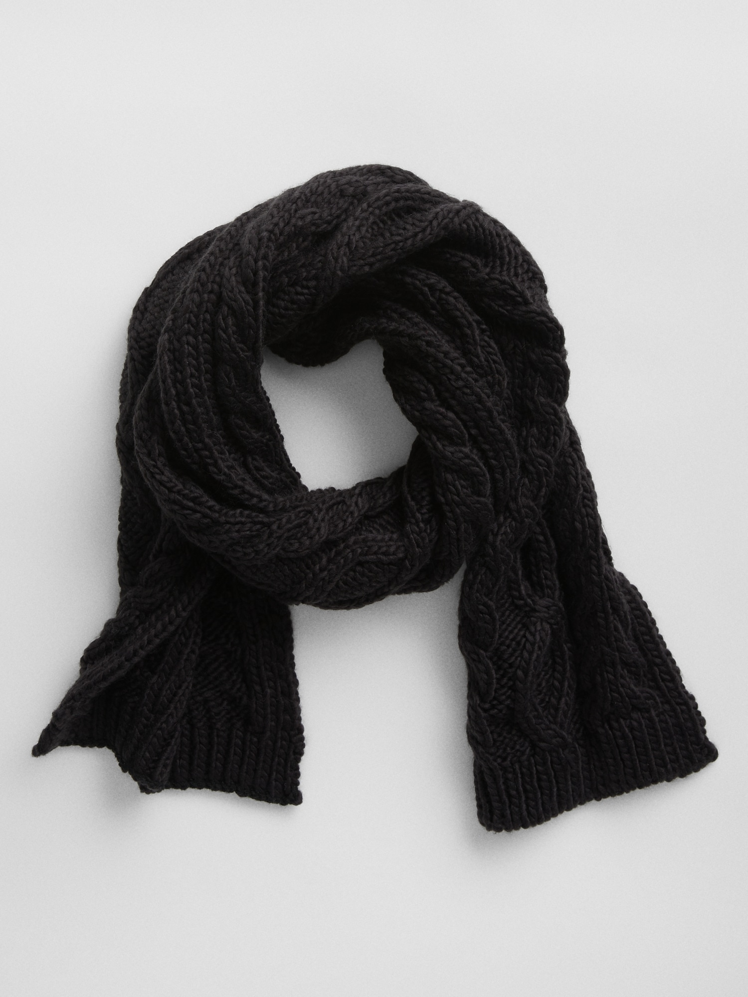 Cable Knit Scarf Gap Factory