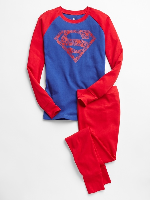 GapKids &#124 DC&#153 Superman 100% Organic Cotton Graphic PJ Set