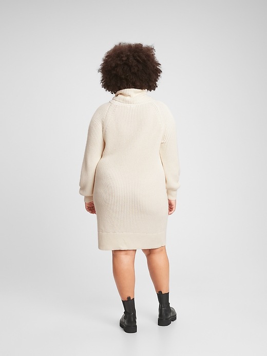 Image number 2 showing, Cowlneck Sweater Dress