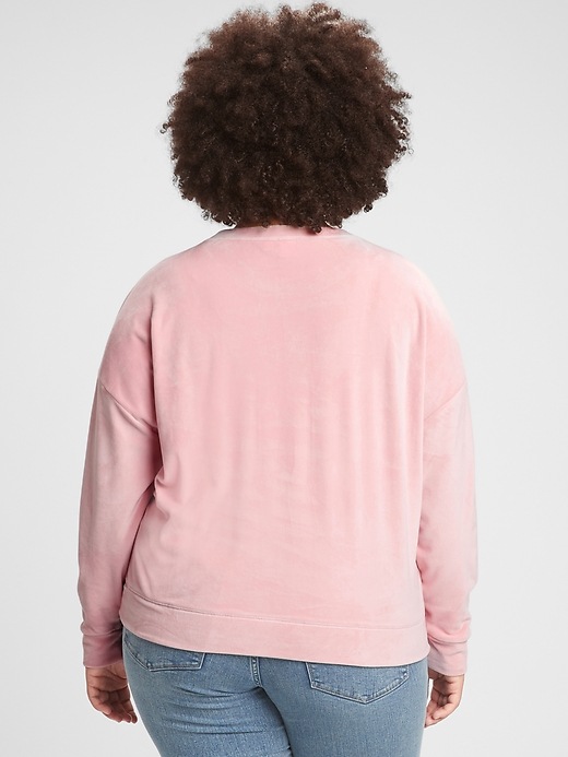 Image number 2 showing, Velour Sweatshirt