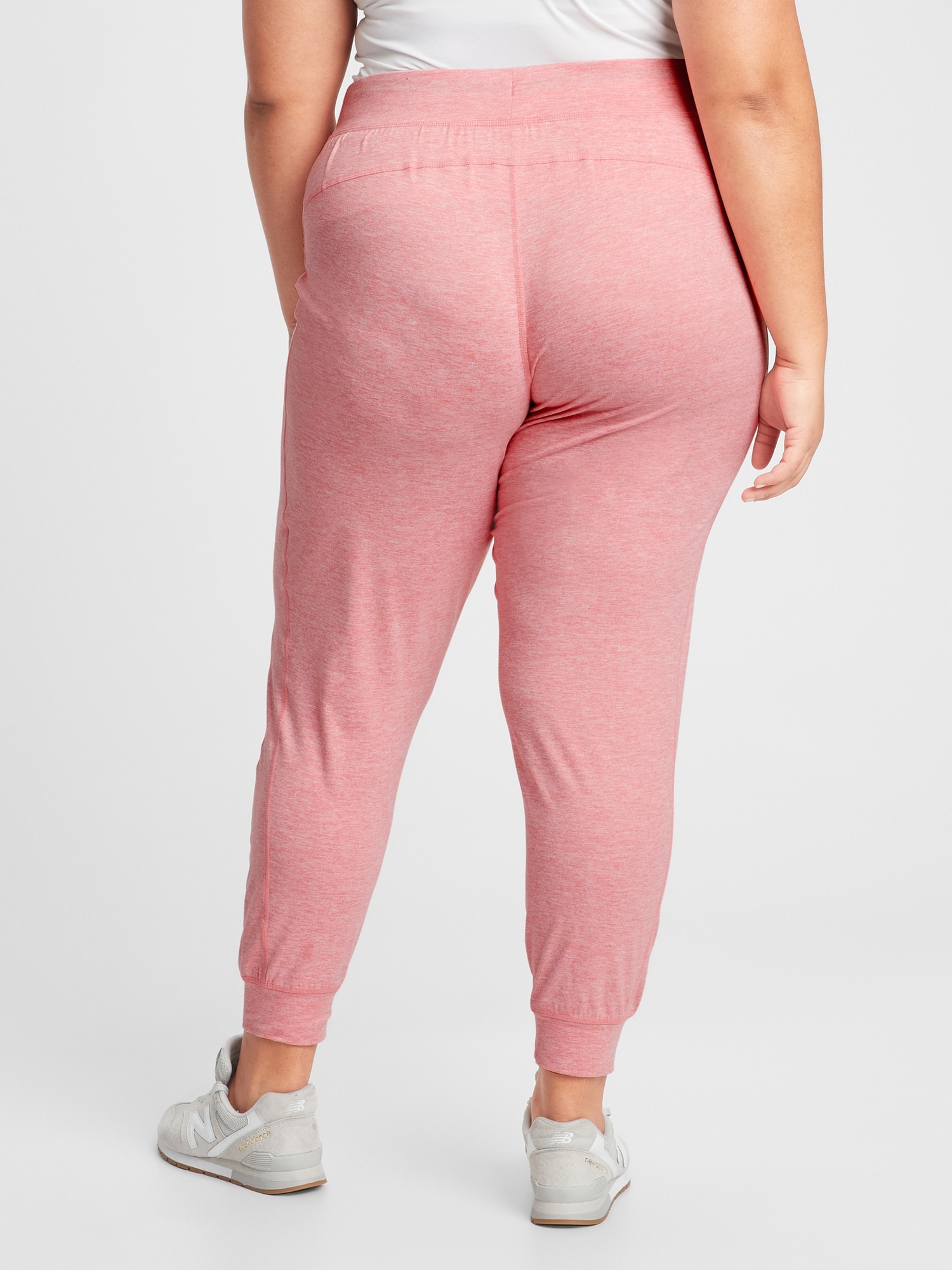 gap brushed tech jersey joggers