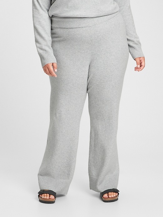 Image number 5 showing, Sweater Wide-Leg Sweatpants