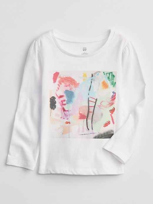 The Gap Collective Toddler Day Of The Girl Long Sleeve Graphic T-Shirt