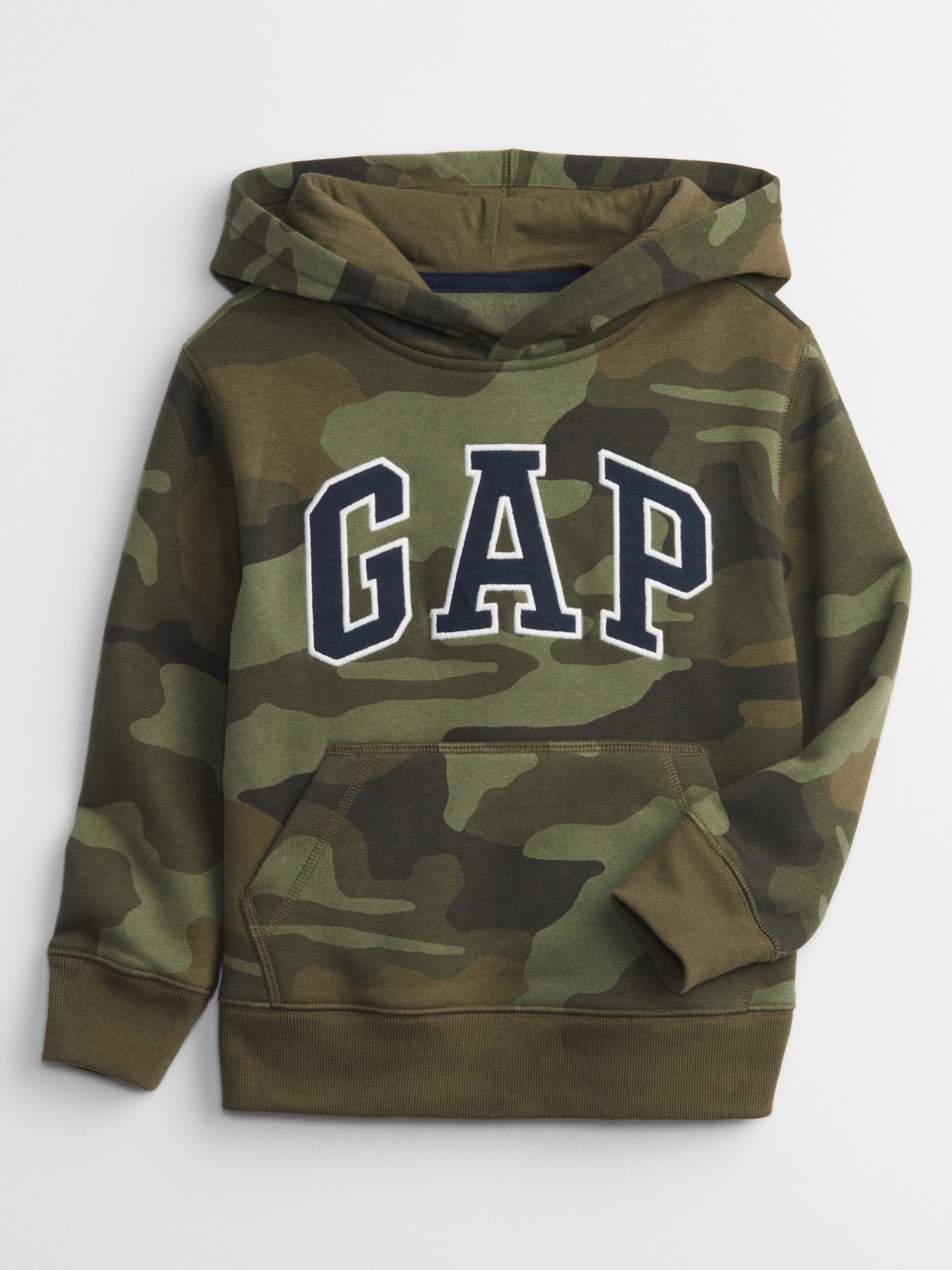 Kids Camo Gap Logo Pullover Hoodie | Gap Factory