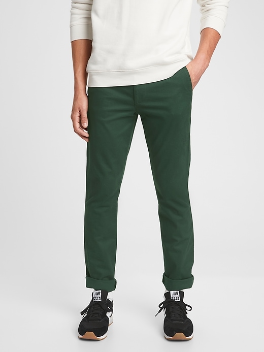 Image number 1 showing, GapFlex Essential Khakis in Skinny Fit