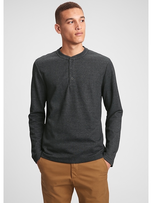 Image number 4 showing, Cozy Henley T-Shirt