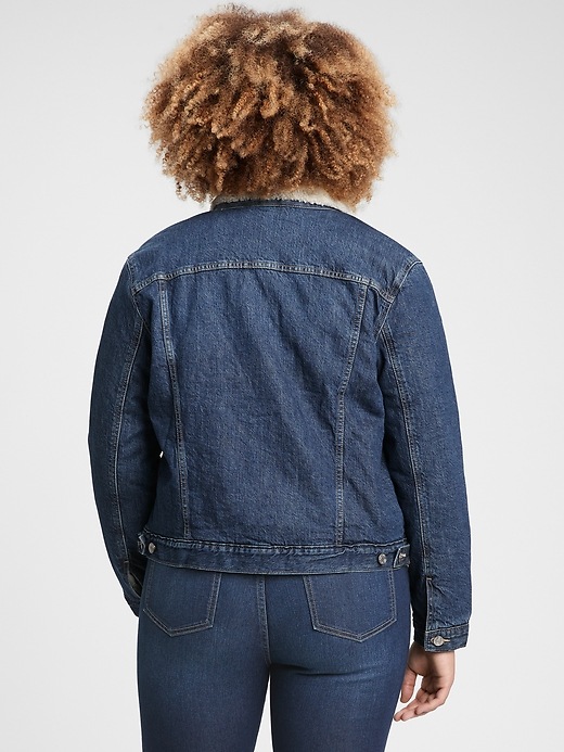 Image number 4 showing, Sherpa Denim Icon Jacket with Washwell
