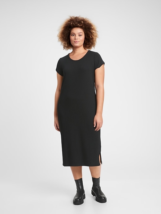 Image number 3 showing, Ribbed T-Shirt Dress
