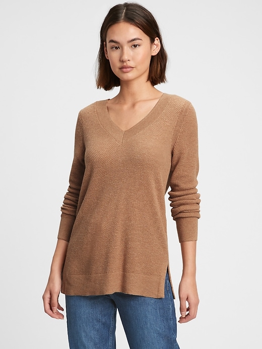 Image number 1 showing, V-Neck Sweater 