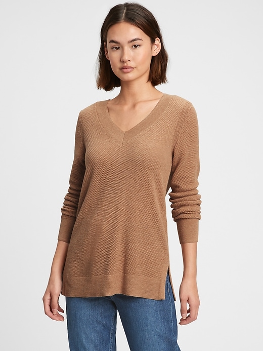Image number 1 showing, V-Neck Sweater