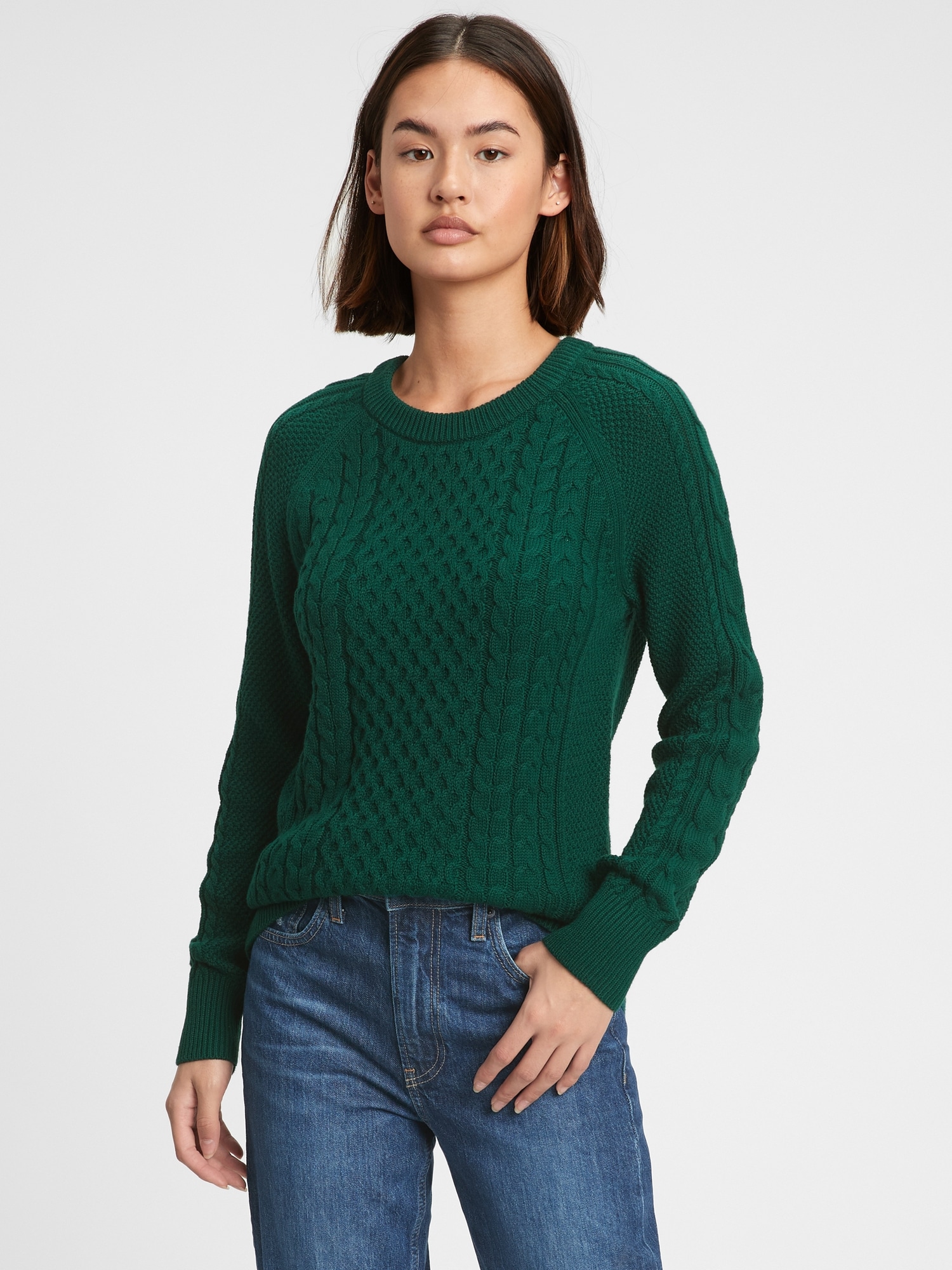 Cable Knit Sweater Gap Factory