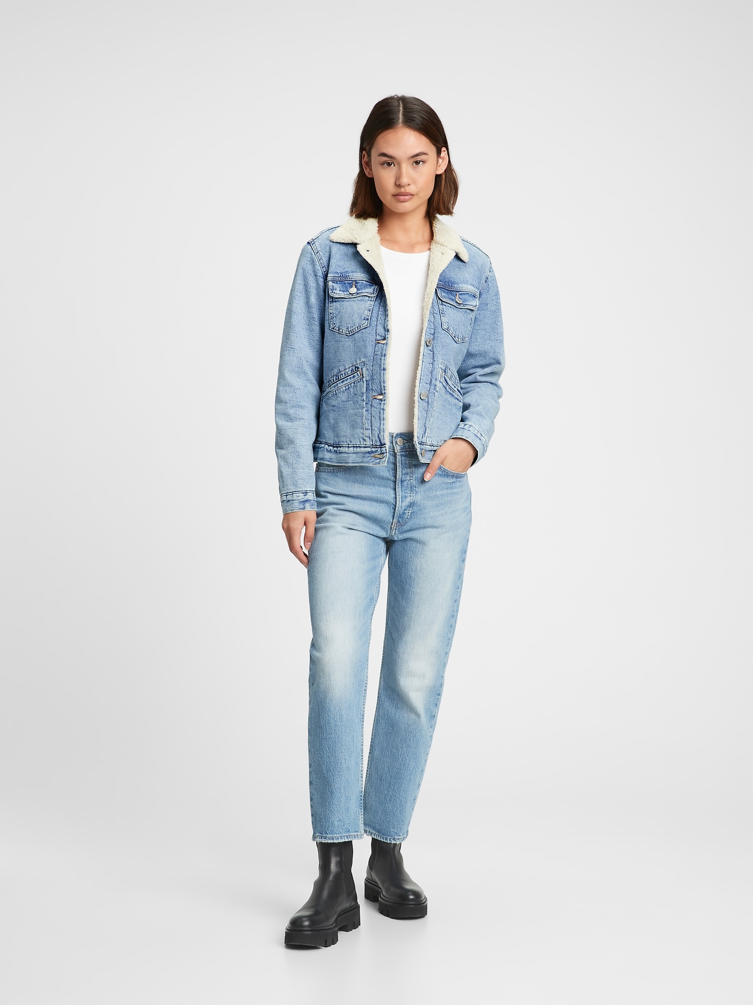 gap denim jacket womens