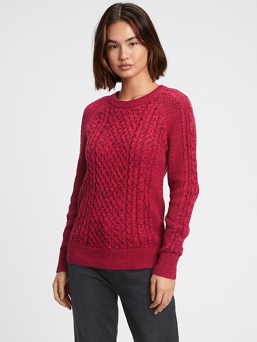Cable Knit Sweater Gap Factory