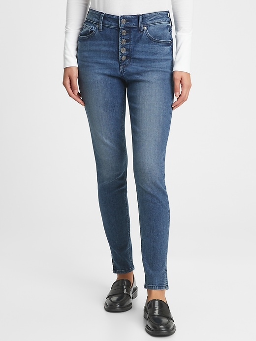 Image number 3 showing, High Rise Jeggings with Washwell