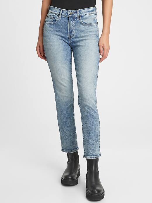 Image number 1 showing, Mid Rise Vintage Slim Jeans