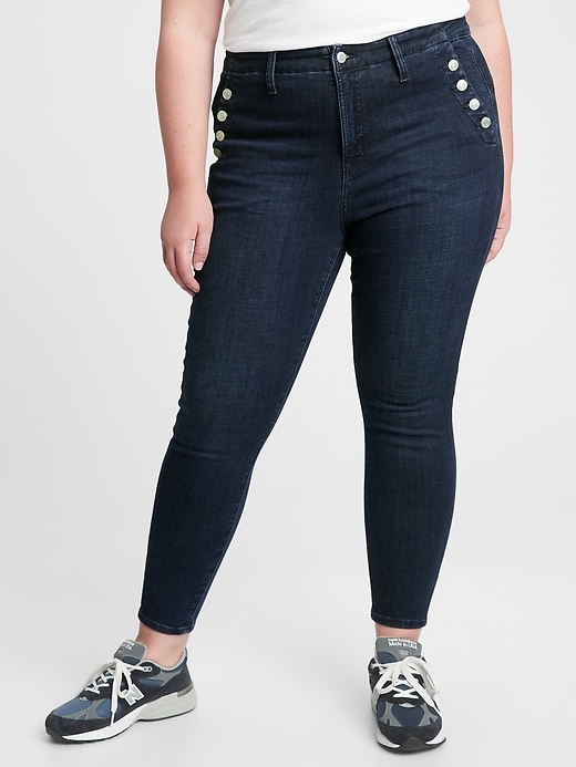Image number 5 showing, High Rise Universal Legging Jeans with Washwell