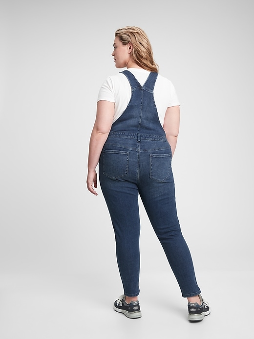 Image number 6 showing, Skinny Denim Overalls