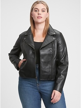 gap leather jacket