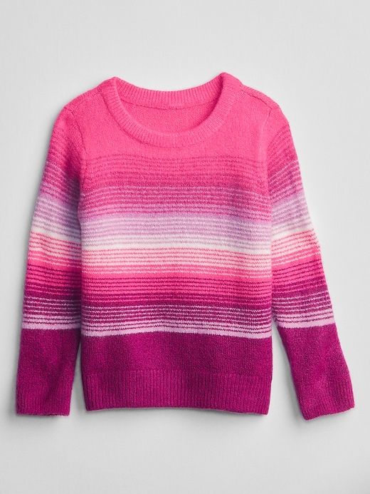 View large product image 1 of 1. Toddler Ombre Print Sweater