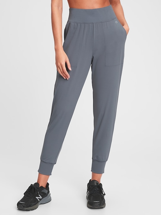 View large product image 1 of 1. GapFit High Rise Studio Joggers
