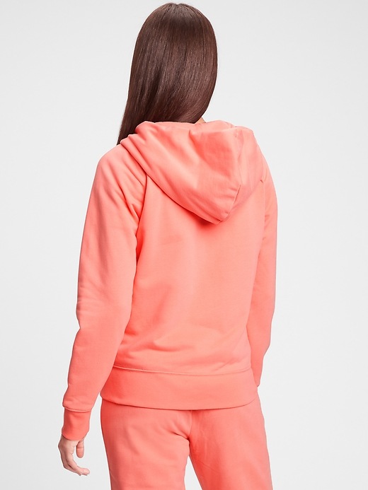 GAP big logo zip hoodie キラキラ 平成 ピンク Women's Sweatshirts GAP Logo Full Zip Hoodie Sizzling