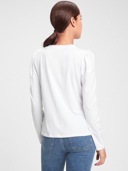 Image number 2 showing, Puff Sleeve T-Shirt
