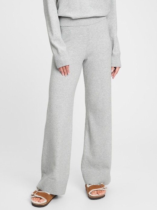 Image number 3 showing, Sweater Wide-Leg Sweatpants