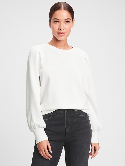gap puff sleeve sweater