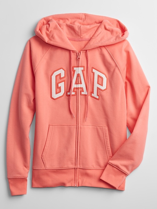 Image number 7 showing, Gap Logo Zip Hoodie In Fleece