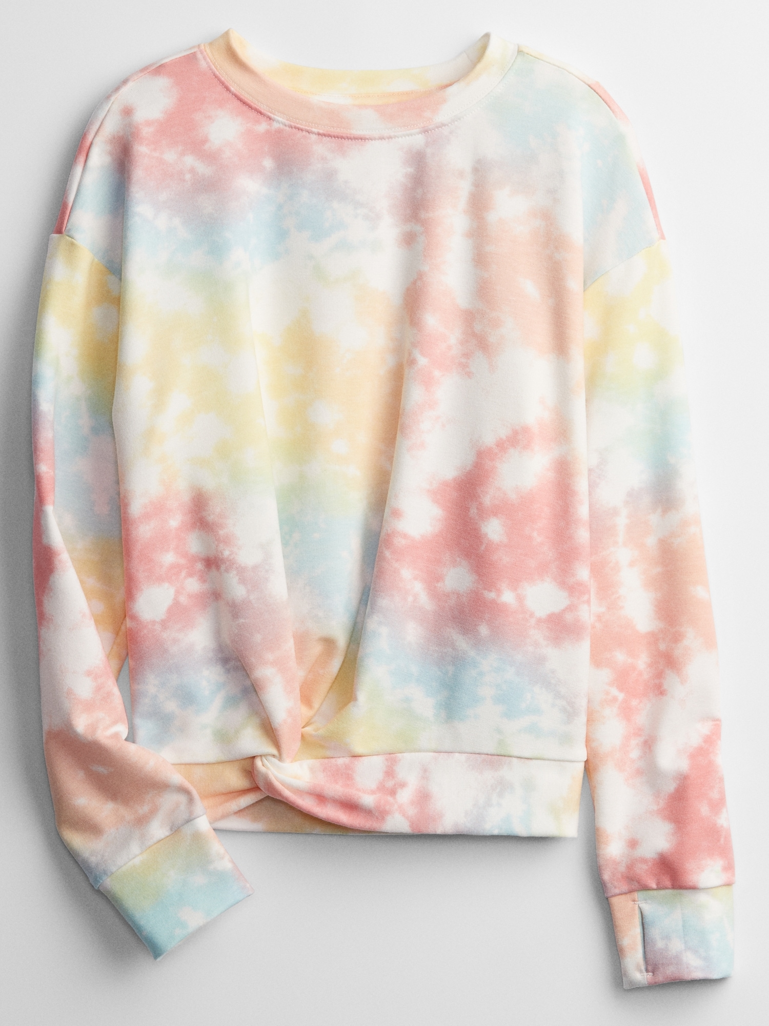 tie dye sweatshirt gap