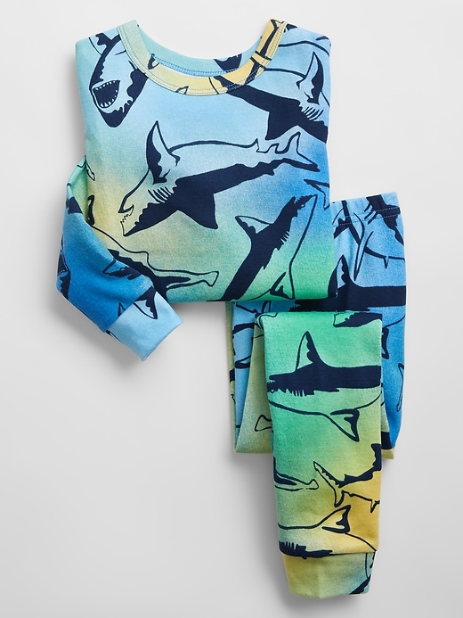 babyGap 100% Organic Cotton Shark Print PJ Set