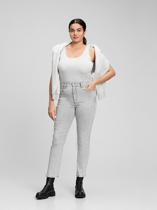 Image number 3 showing, High Rise Vintage Slim Jeans