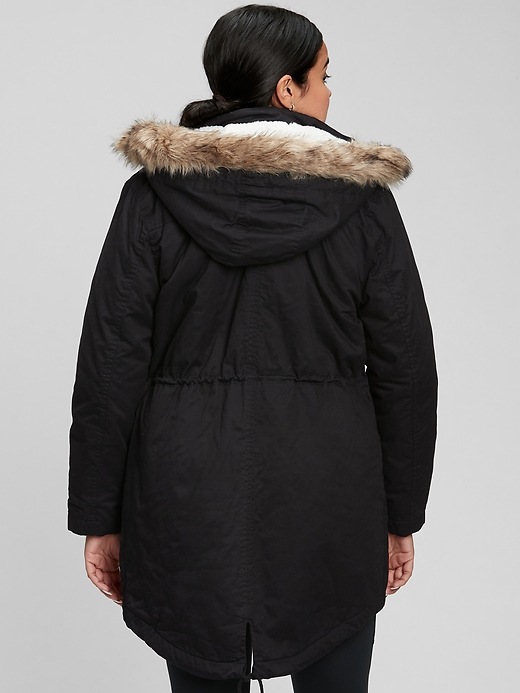 sherpa lined parka