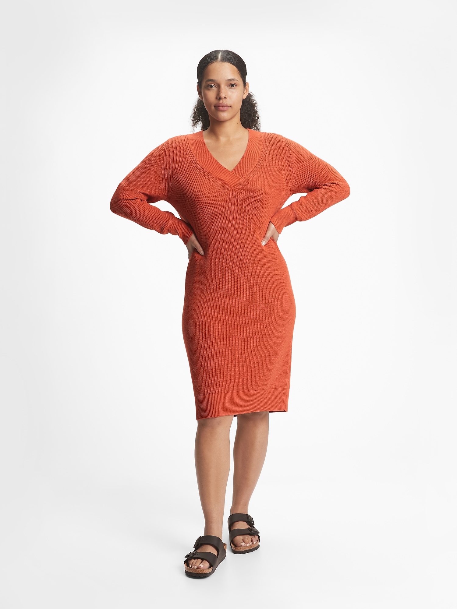 VNeck Sweater Dress Gap Factory