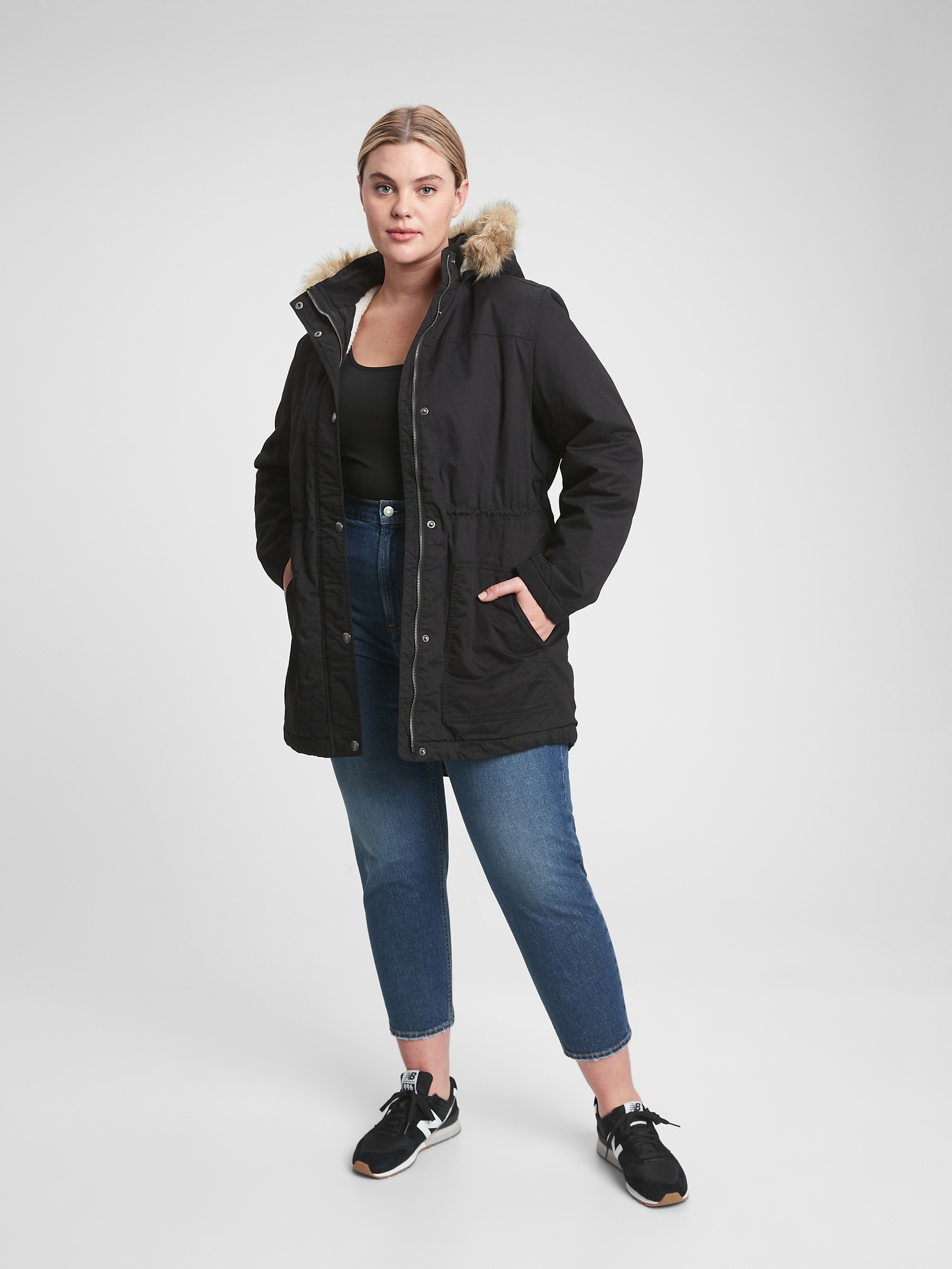 sherpa lined parka gap