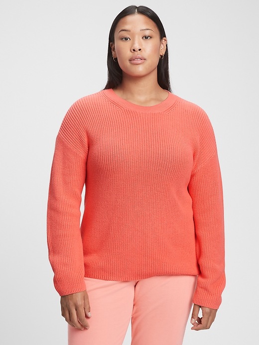 Image number 3 showing, Textured Crewneck Sweater