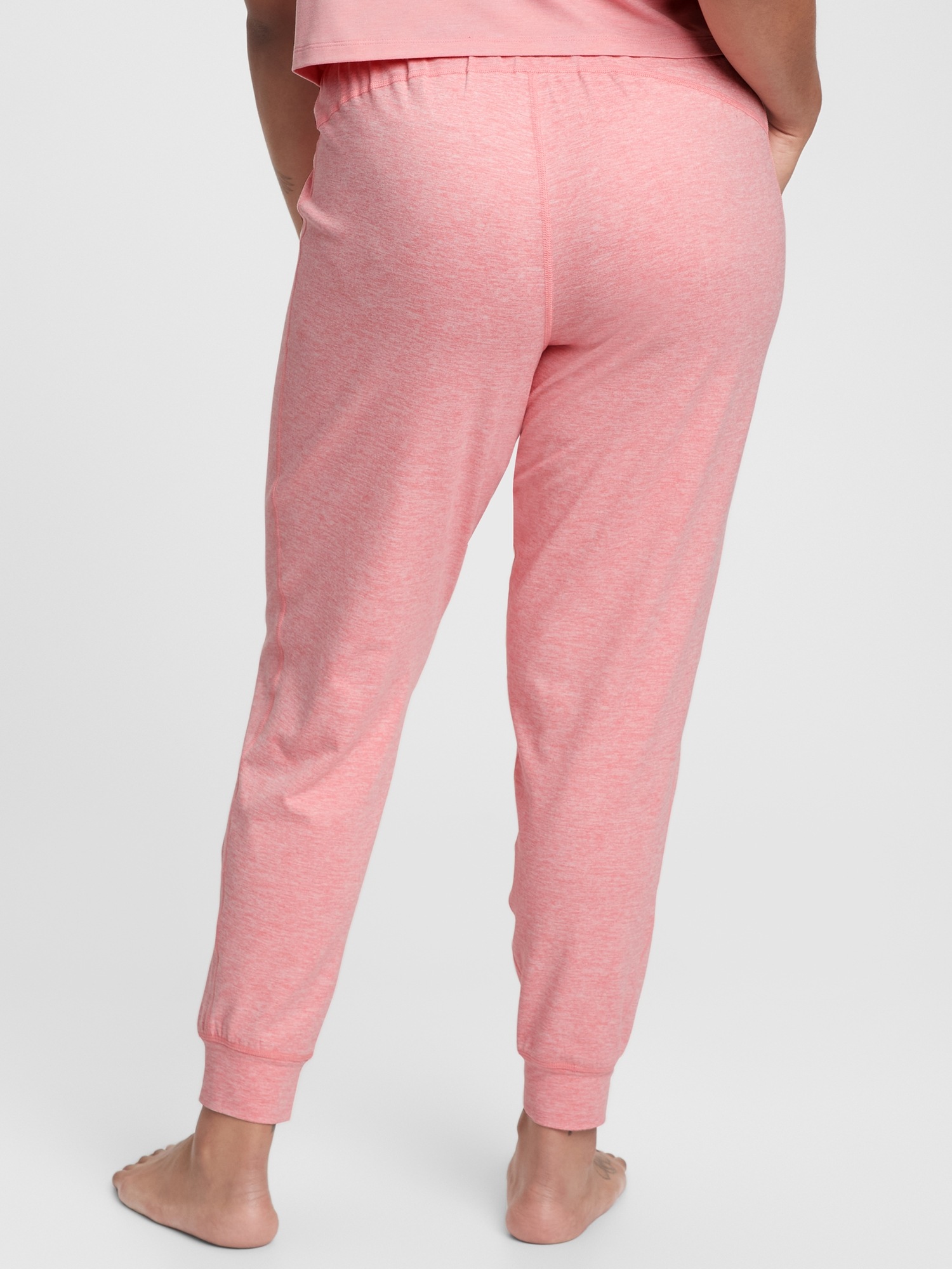 gap brushed tech jersey joggers