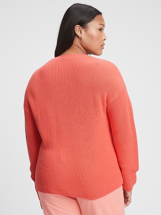 Image number 4 showing, Textured Crewneck Sweater
