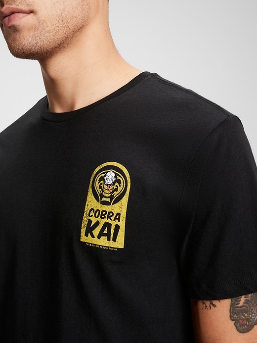 Image number 3 showing, Cobra Kai Graphic T-Shirt