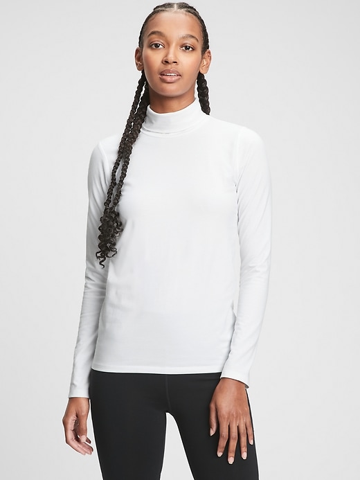View large product image 1 of 1. Turtleneck T-Shirt