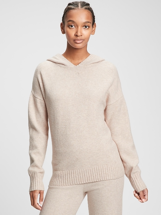 Image number 1 showing, Cozy Pullover Hoodie Sweater