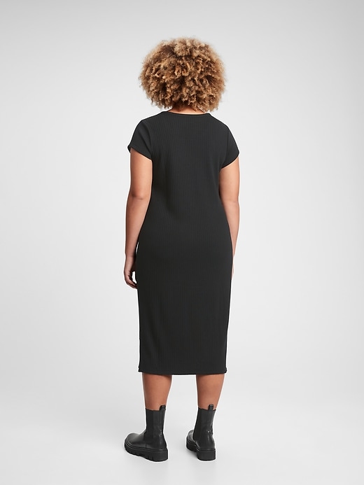 Image number 4 showing, Ribbed T-Shirt Dress