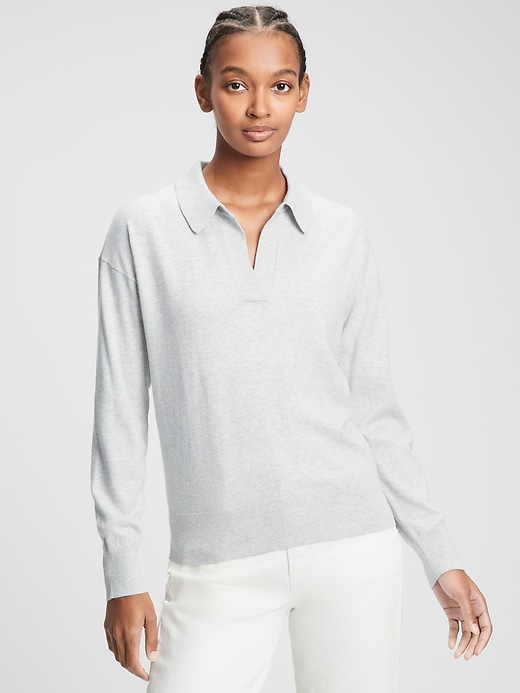 Image number 1 showing, Collared Sweater