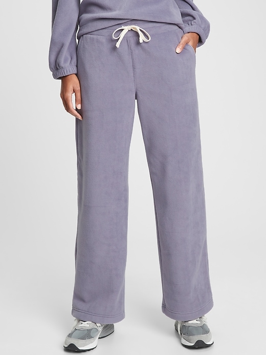 View large product image 1 of 1. Microfleece Straight Leg Sweatpants