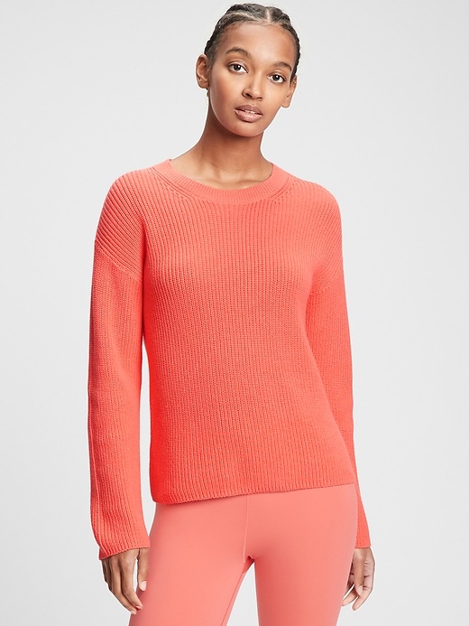 Image number 5 showing, Textured Crewneck Sweater