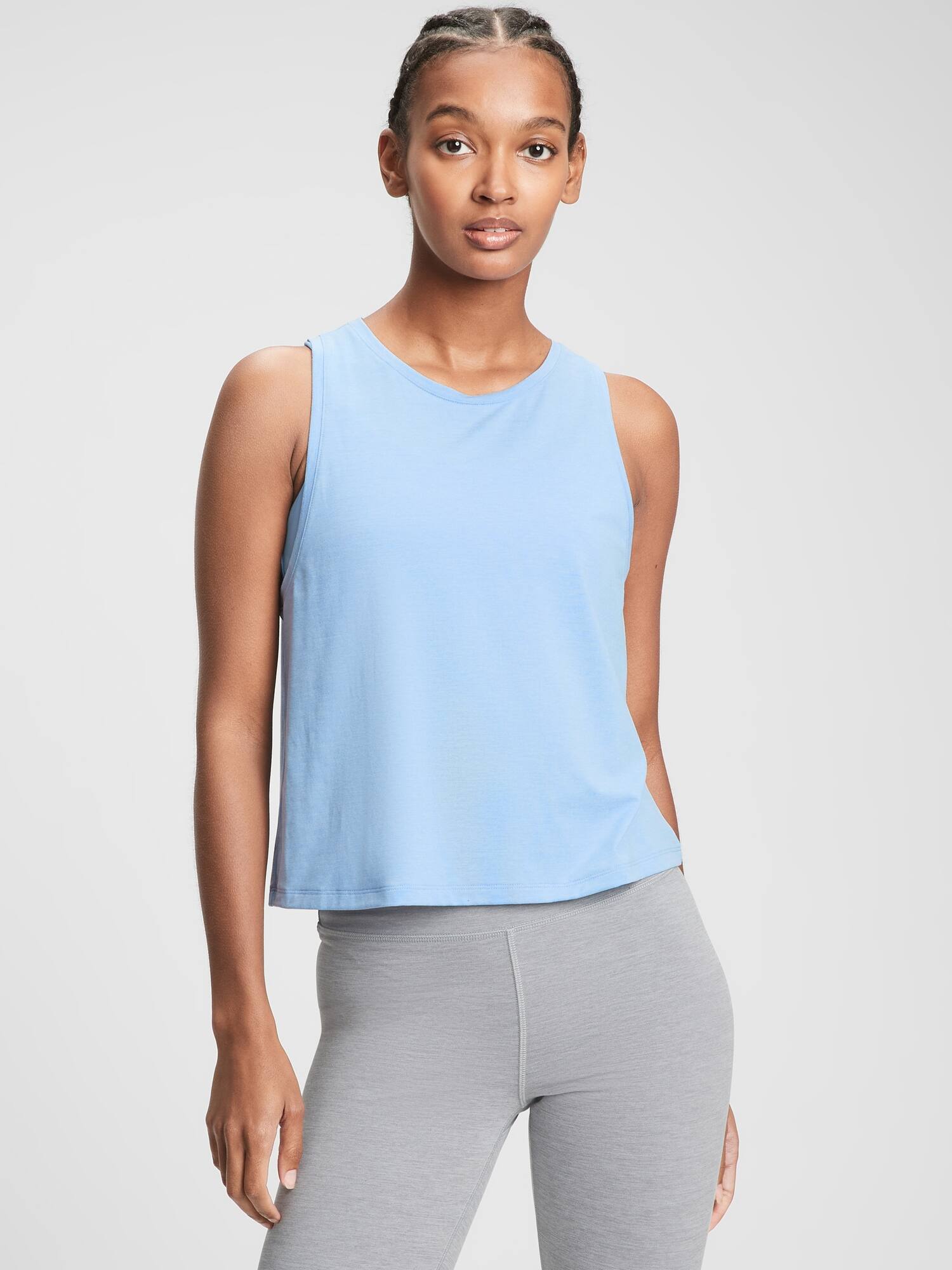 GapFit Brushed Jersey Tank Top